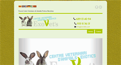 Desktop Screenshot of exovets.com